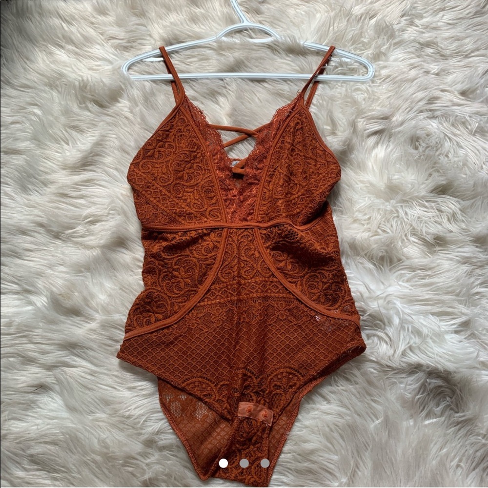 See through lace bodysuit